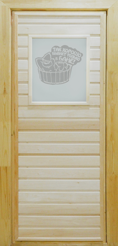 "Хорошо в бане" сатин матовый