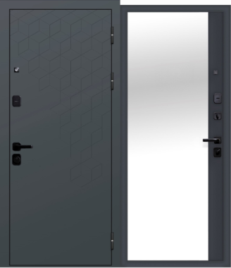 9 см Концепт Сатин графит Зеркало