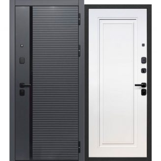 10 см 2 МДФ Букле Графит Эмалит Белый