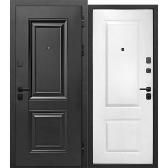 9 см Муар Черный 2 Квадрата Белый Клен