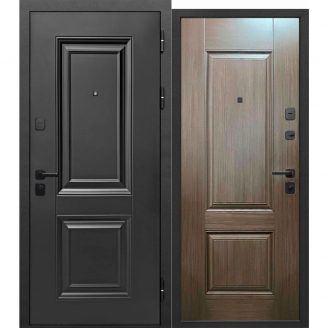 9 см Муар Черный 2 Квадрата Каштан