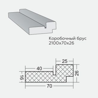 Короб с уплотнителем VFD