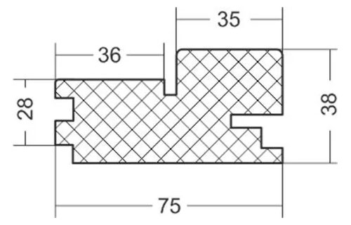 Короб компланарный Эмаль VFD