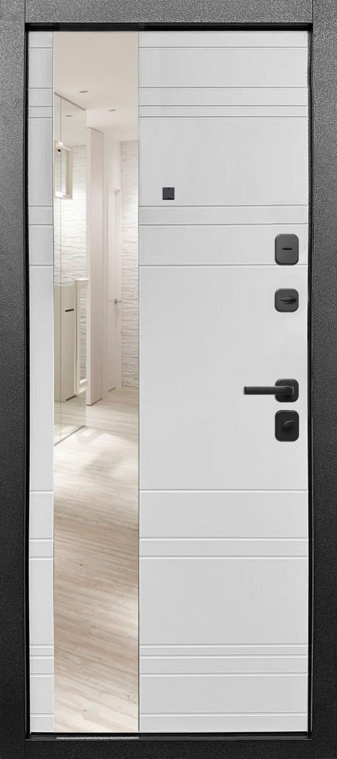 7 см Штамп Букле Графит Зеркало