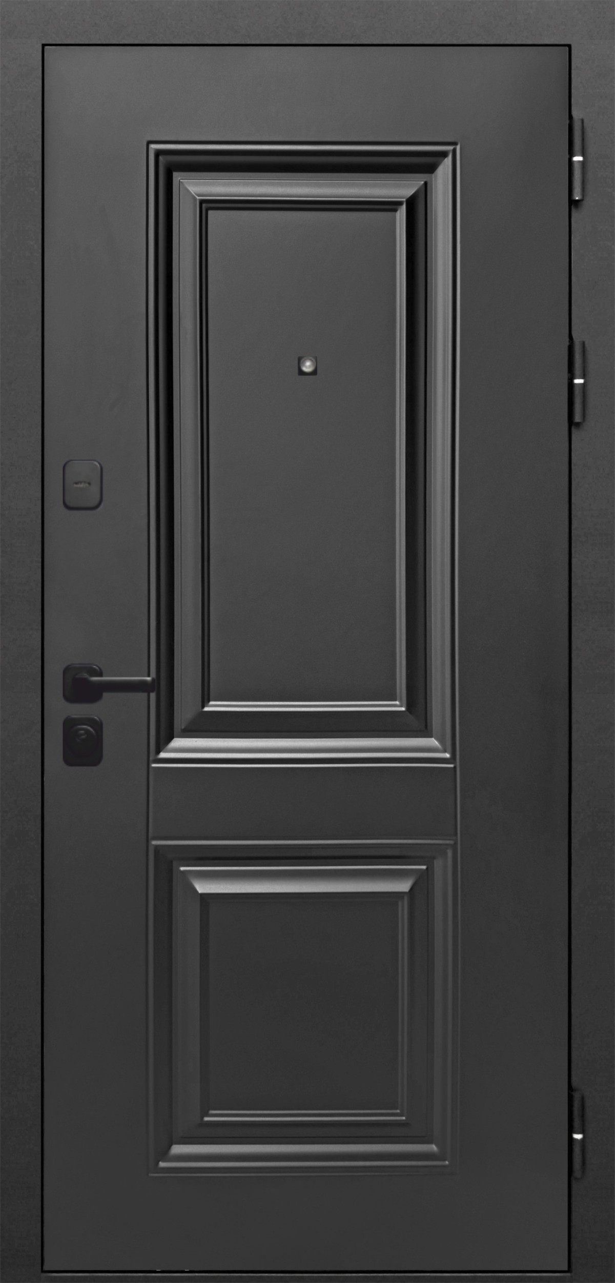 9 см Муар Черный 2 Квадрата Белый Клен