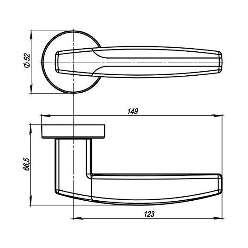 Ручка раздельная Urban ARC URB2