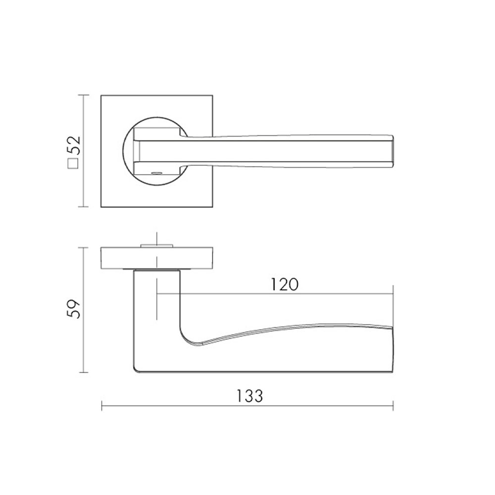 Ручка раздельная ROCK GP-4