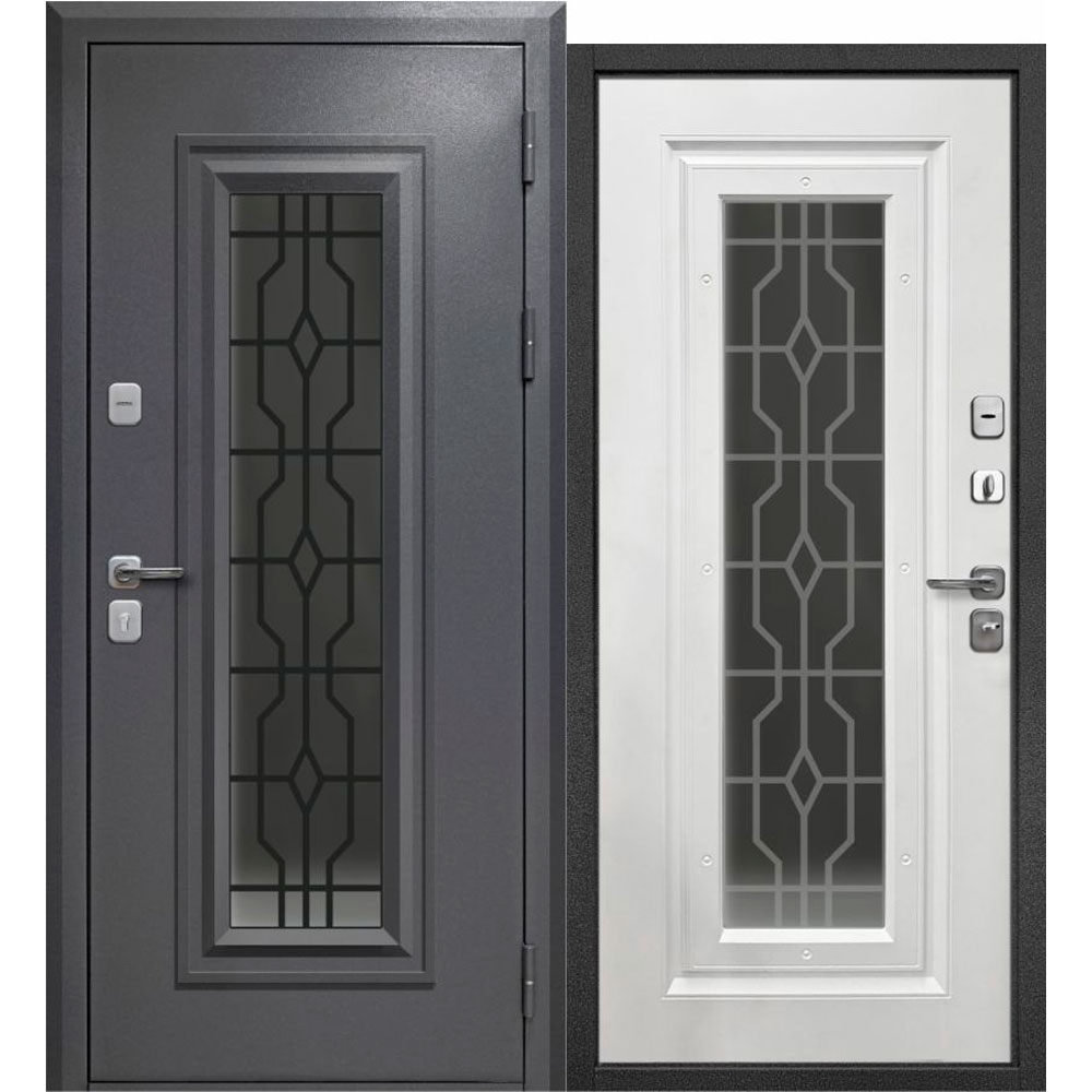 9 см Стеклопакет Букле графит