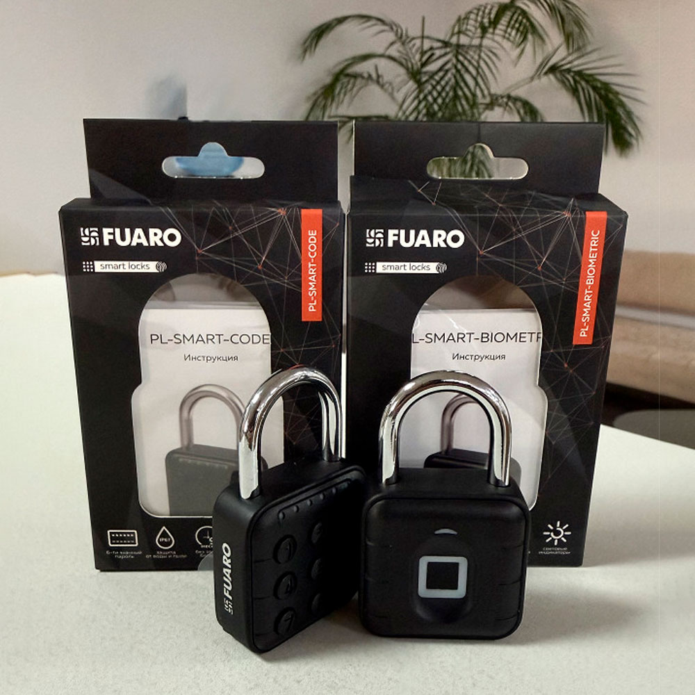 Замок навесной умный биометрический PL-SMART-BIOMETRIC