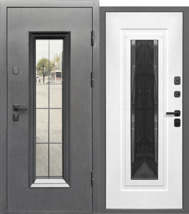 9 см Букле Графит Эмалит Белый СП-4